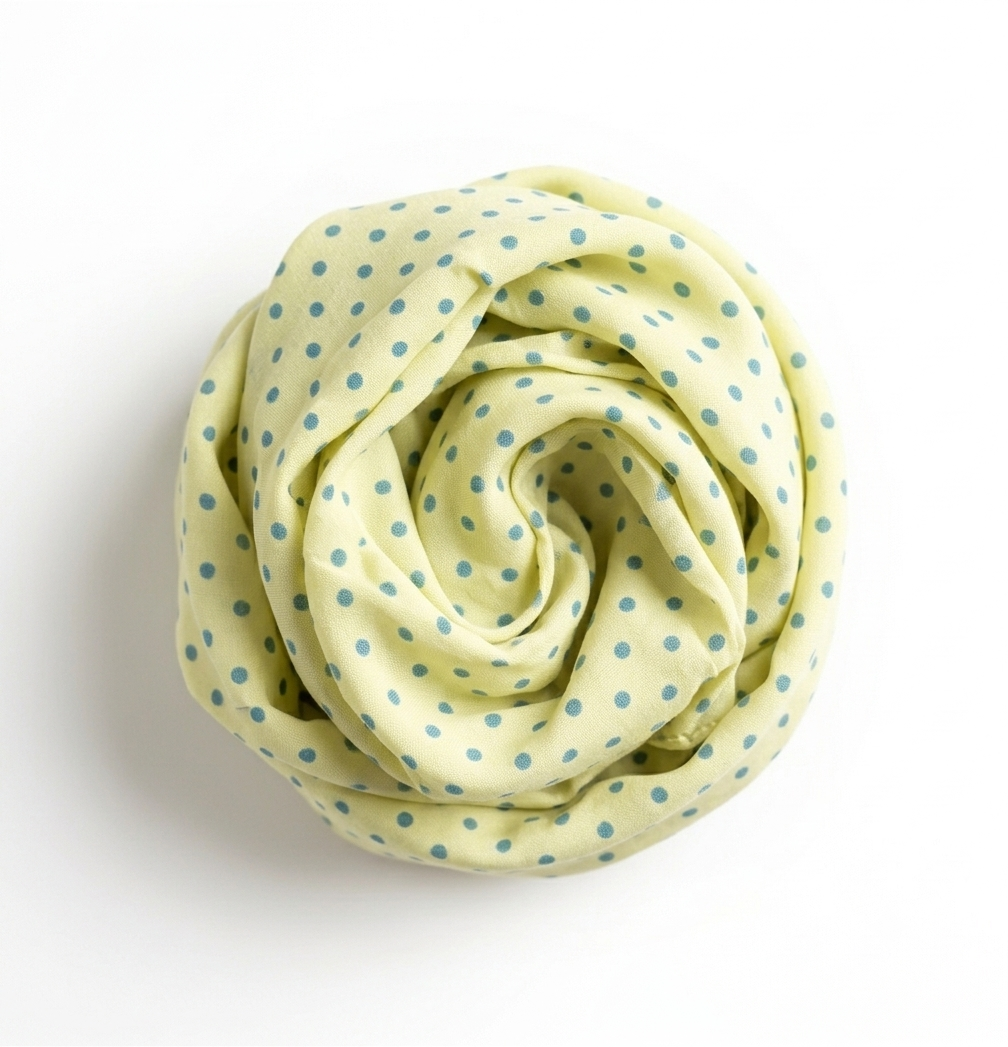 foulard À pois anis