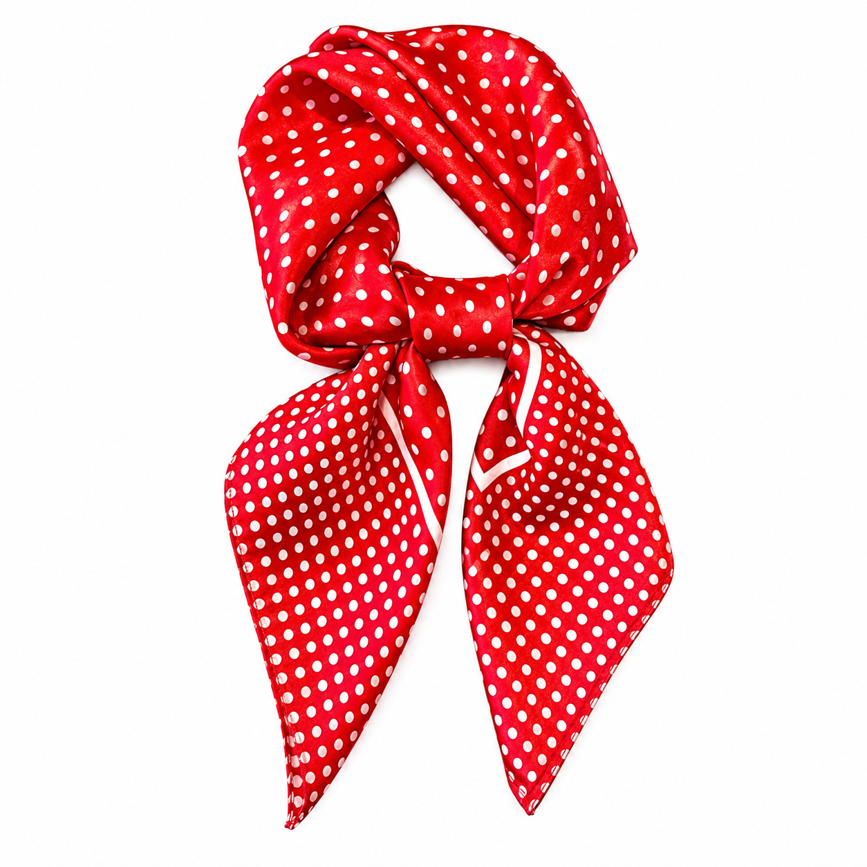 Foulard À Pois Rouge