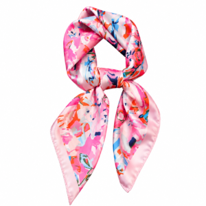 Foulard Fleuri Corail