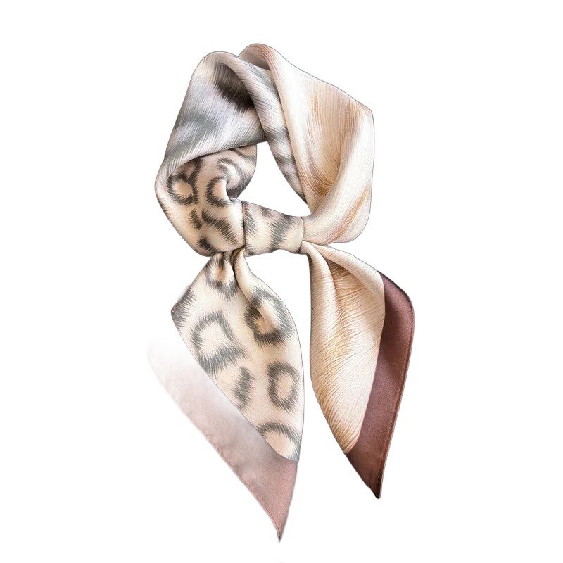 Foulard Léopard Camel