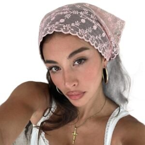 Mantille Dentelle Rose