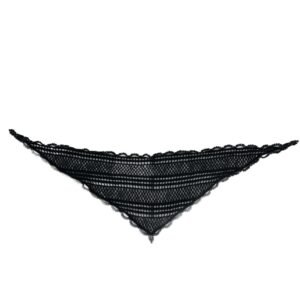 Foulard Dentelle Noir