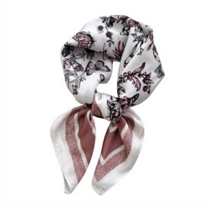Foulard Fleuri Cacao